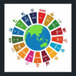 Globale Ziele für Nachhaltige Entwicklung Poster<br><div class="desc">Globale Ziele für Nachhaltige Entwicklung</div>