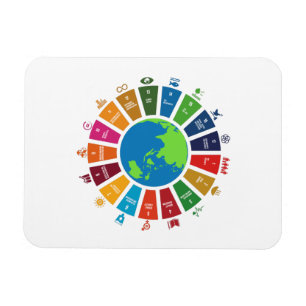 Globale Ziele UNO 2030 Magnet