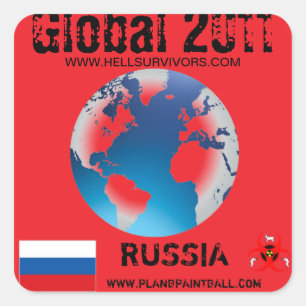 Globaler Aufkleber Russland 2011