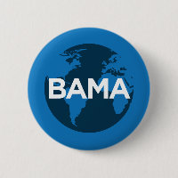 Globaler Bürger-Knopf Obama