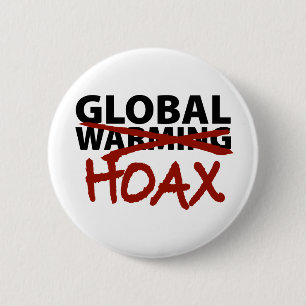 Globaler Erwärmungs-Scherz Button