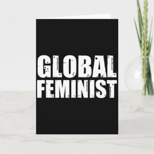 Globaler Feministischer Gleichheits-Empowerment-We Karte