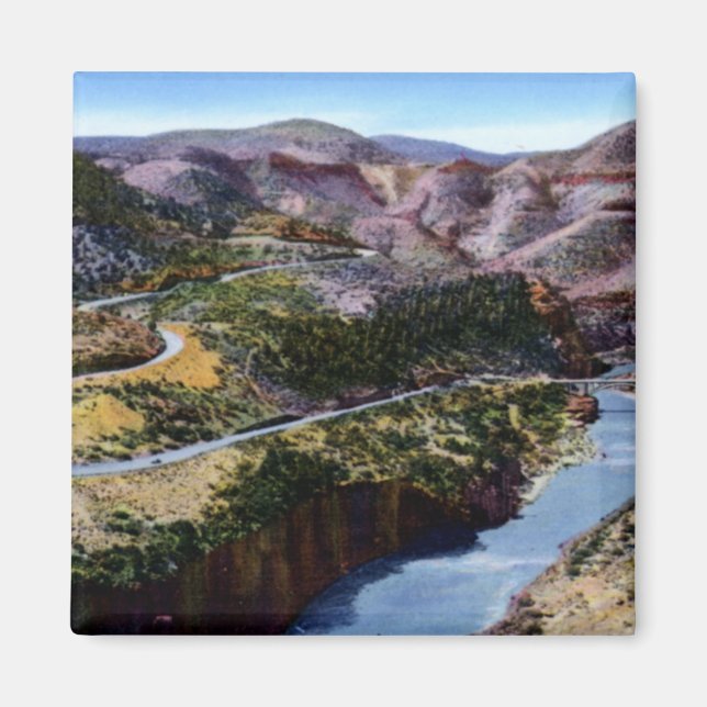 Globe Arizona Salzfluss Canyon Magnet (Vorne)