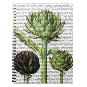 Globe Artichoke Print 2 Notizblock