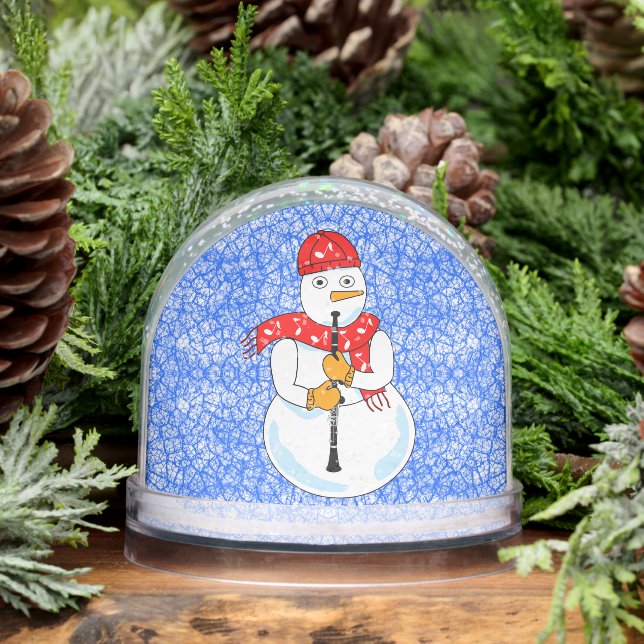 Globe des neiges Clarinet Snowman (Hiver)