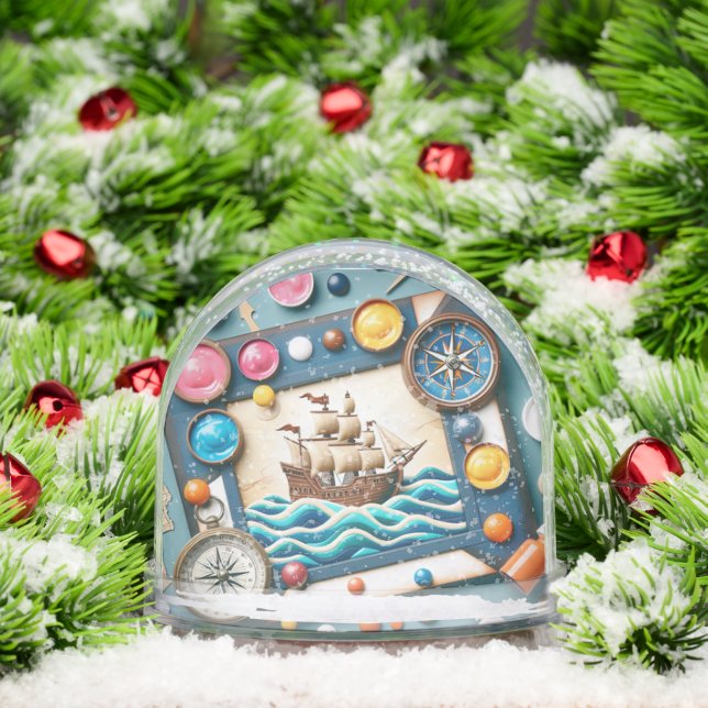 Globe des neiges de Columbus Day (Noël)