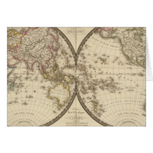 Globe en deux hémisphères