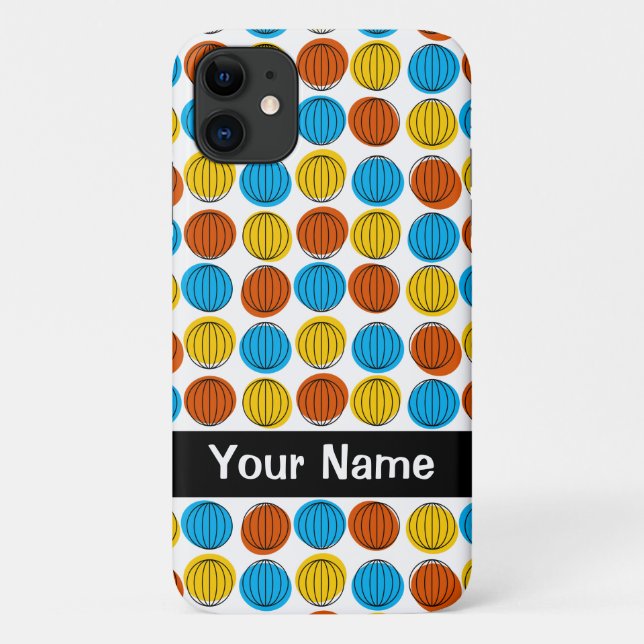 Globe iPhone "Name" iPhone 11 kaum dort Fall Case-Mate iPhone Hülle (Rückseite)