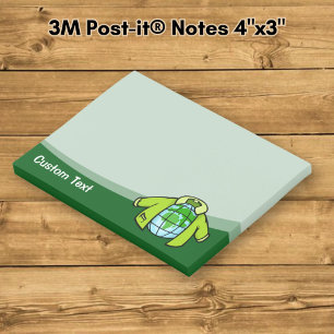 Globe Jacket Post-it Klebezettel