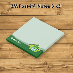 Globe Jacket Post-it Klebezettel