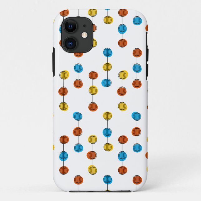 Globe Lines iPhone Case (Rückseite)
