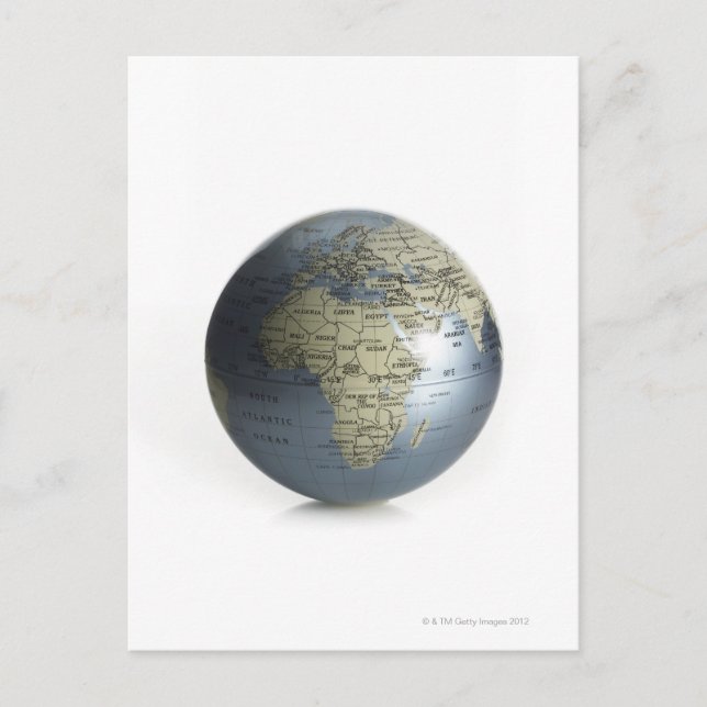 Globe Postkarte (Vorderseite)