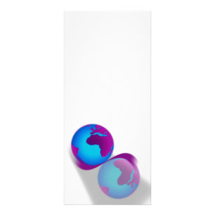 Globe-Rack-Karte Werbekarte