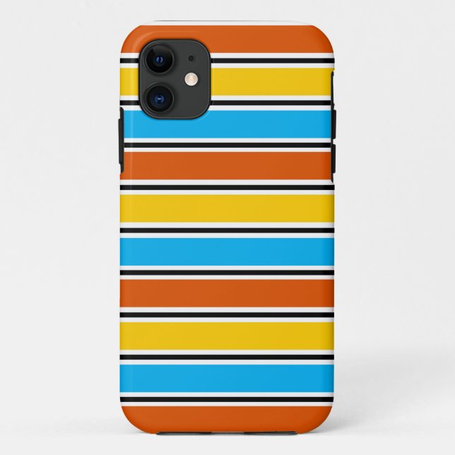 Globe Stripe Classic iPhone Gehäuse Case-Mate iPhone Hülle (Rückseite)