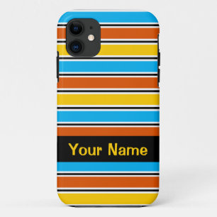 Globe Stripe Classic "Name" iPhone Gehäuse Case-Mate iPhone Hülle