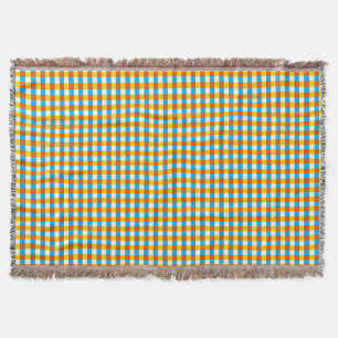 Globe Stripe Karo werfen Decke