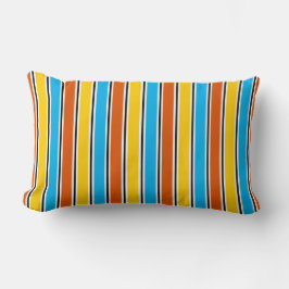 Globe Stripe Klassisch dunkelorange Rückenlehne Lendenkissen