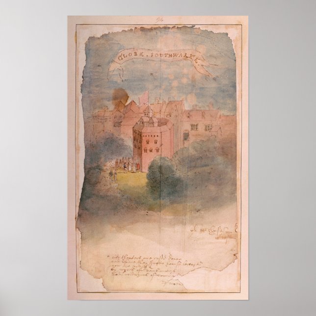 Globe Theater, Southwark Poster (Vorne)