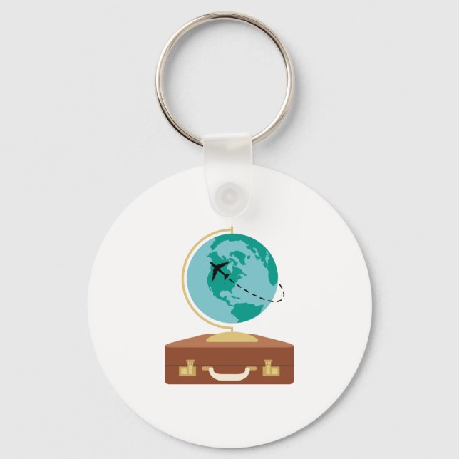 Globe Travel Schlüsselanhänger (Vorderseite)