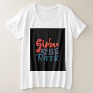 Globe Trotter Große Größe T-Shirt