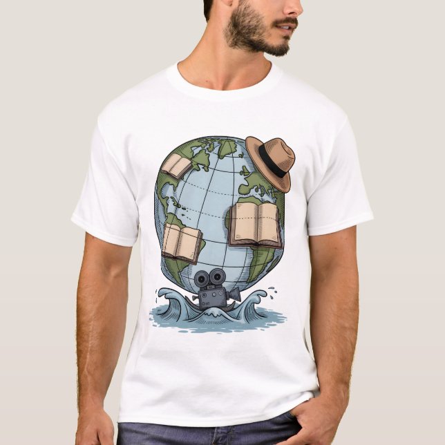Globe Trotter Tale T-Shirt (Vorderseite)