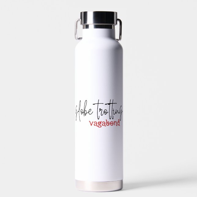 Globe Trotting Vagabond Water Flasche (Vorne)