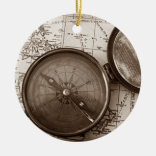 GLOBETROTTER-CHRISTMAS-ORNAMENT KERAMIKORNAMENT