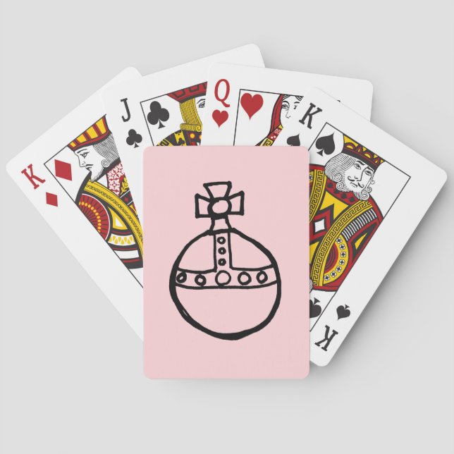 Globus Crucigar Spielkarten (Rückseite)