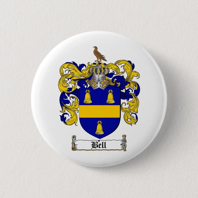 GLOCKEN-FAMILIENWAPPEN - GLOCKEN-WAPPEN BUTTON (Vorderseite)