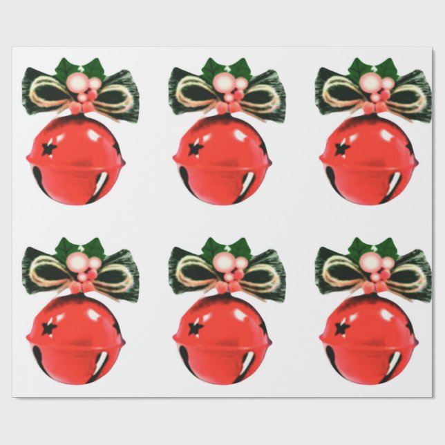 Glocken, Holm- und Bogen-Umschlagpapier Geschenkpapier (Flach)