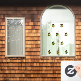 Glocken Muster Fensteraufkleber