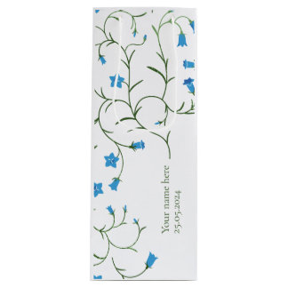Glockenblumen Geschenktüte Für Weinflaschen