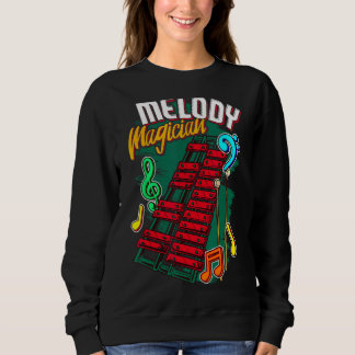 Glockenspiel Orgelmusik Instrument Liebhaber Spiel Sweatshirt