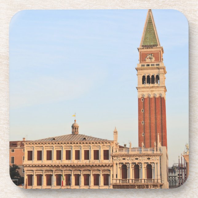 Glockenturm, Piazza San Marco, Venedig Getränkeuntersetzer (Vorderseite)