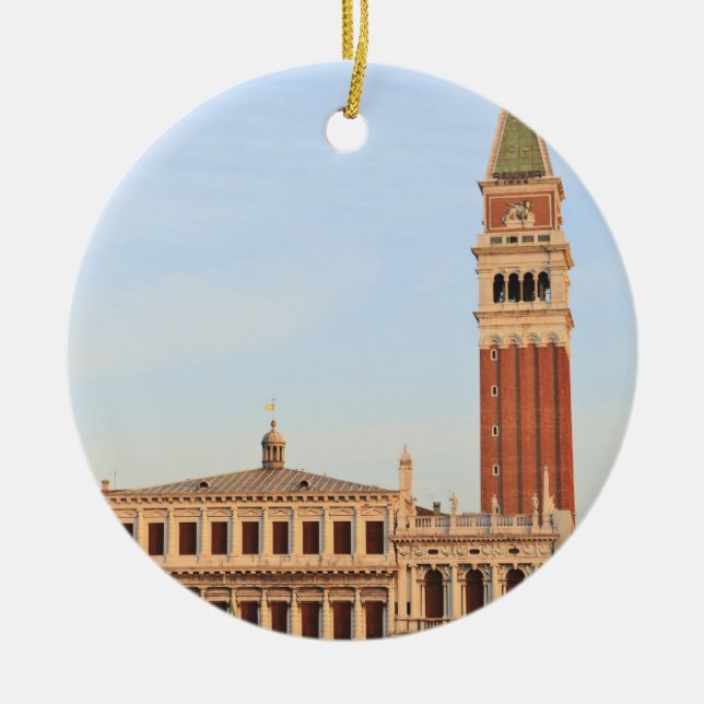 Glockenturm, Piazza San Marco, Venedig Keramikornament (Vorne)