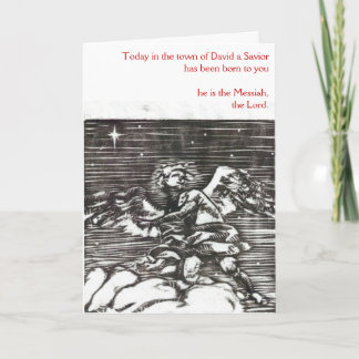 "Gloire carte de Noël à Dieu"