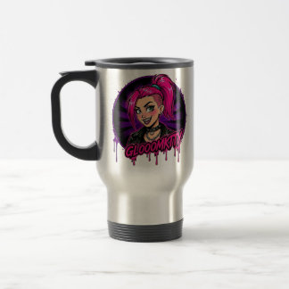 Gloomkitty Reise-/Pendler-Tasse Reisebecher