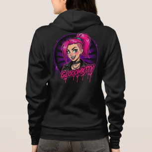 Gloomkitty Reißverschluss Hoodie