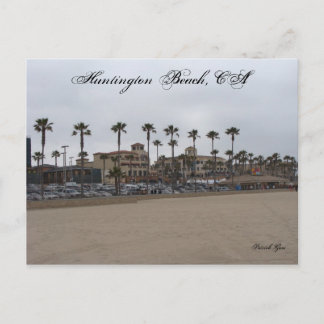 Gloomy Day am Huntington Beach Postkarte