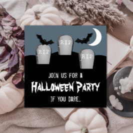 Gloomy Graveyard Halloween-Party laden ein Einladung