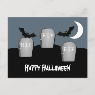 Gloomy Graveyard Halloween Postkarte
