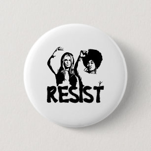 Gloria Steinem und Dorothy Pitman Hughes Resist Button