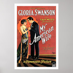 Gloria Swanson mein amerikanisches Poster