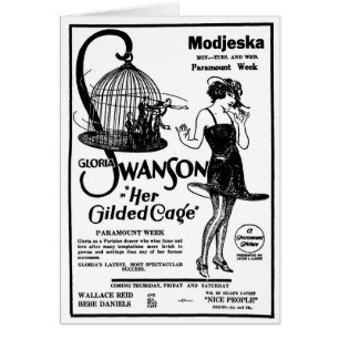 Gloria Swanson SIE VERGOLDETE KÄFIG 1922