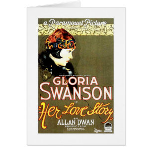 Gloria Swanson son affiche de film de Love Story