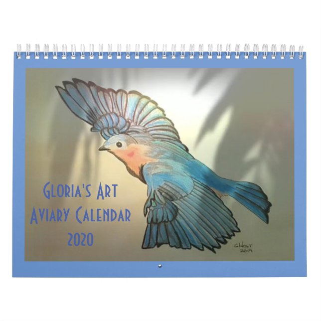 Glorias Kunstzeitplan 2020 Kalender (Titelbild)