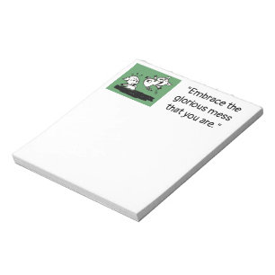 'Glorious Mess' Notepad Notizblock