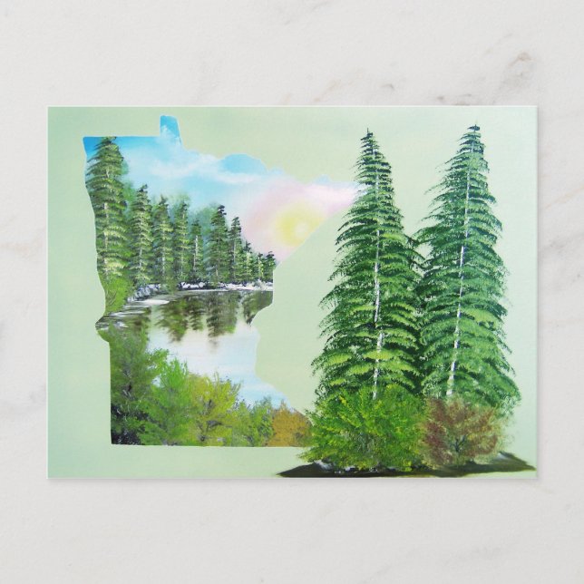 Glorious Minnesota Postcard Postkarte (Vorderseite)