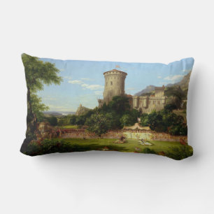 Glorious Past (mittelalterliche Büste) (Vintage Ku Lendenkissen