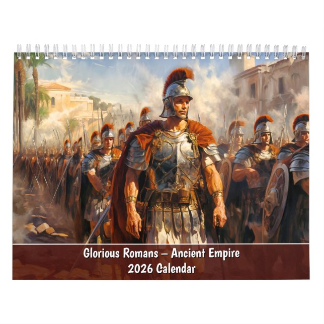 Glorious Romans – Ancient Empire 2026 Calendar Kalender (Titelbild)